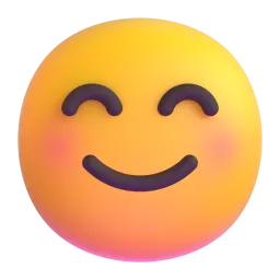 smiling face with smiling eyes