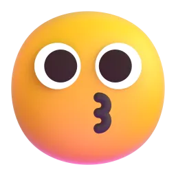 kissing face