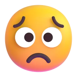 worried face