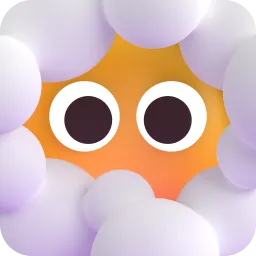 face in clouds
