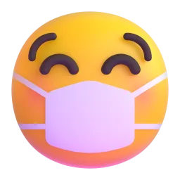 face with medical mask