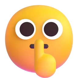 shushing face