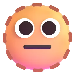 dotted line face